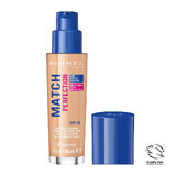 Rimmel Match Perfection Foundation Fondotinta Skin-fit 081 Fair Ivory SPF20, 30ml