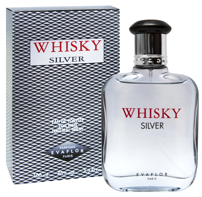 Evaflor Whisky Silver für Männer Eau de Toilette, 100ml