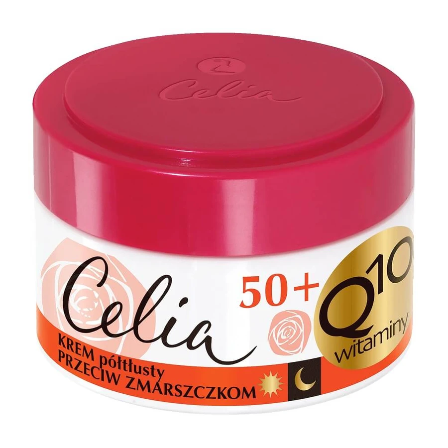 Celia Q10 Witaminy krem przeciw zmarszczkom na dzień i noc 50+, 50ml: ceny i cechy
