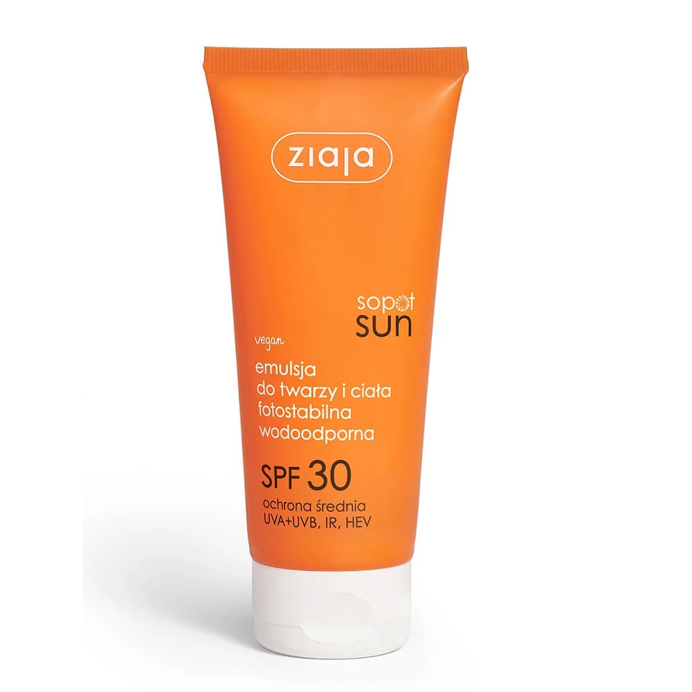 Ziaja Sopot Sonnenemulsion für Gesicht und Körper SPF30, 100ml