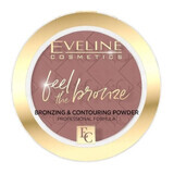 Eveline Cosmetics Fühlen Sie die Bronze Teint und Kontur Pulver 02 Chocolate Cake