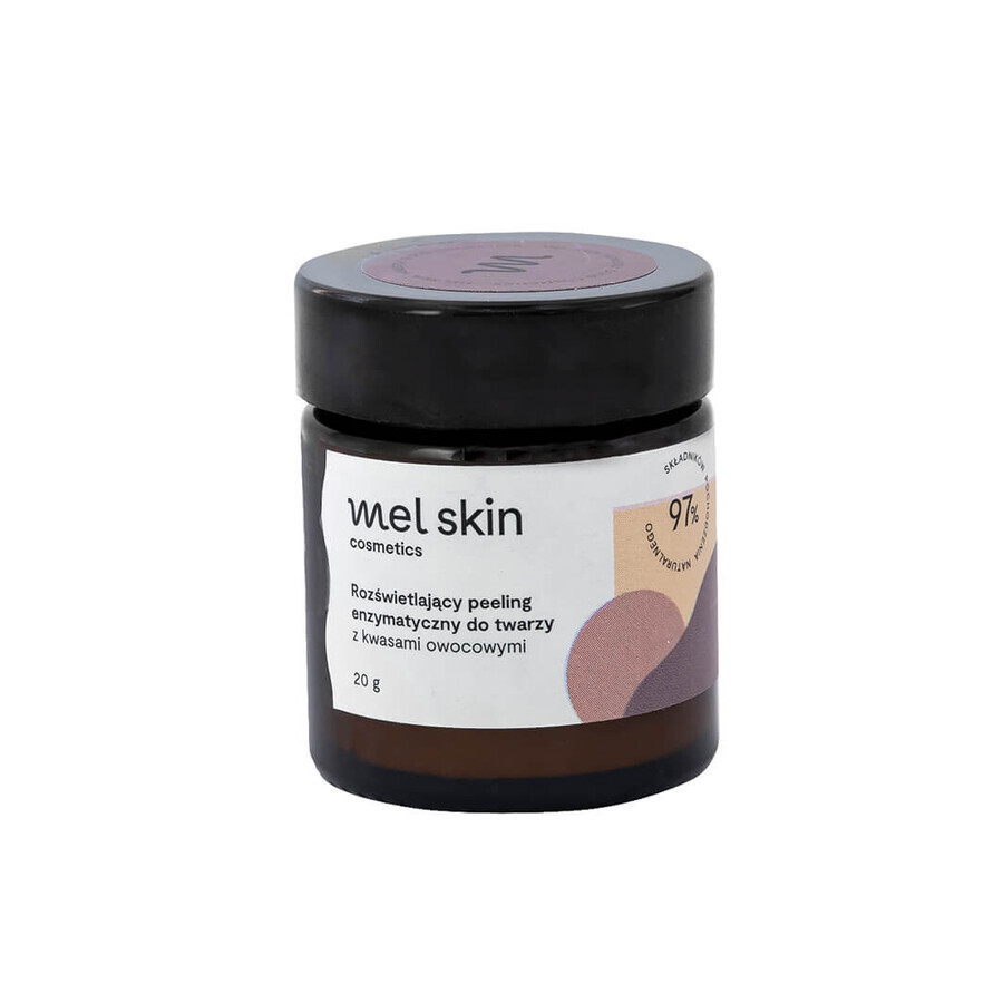 Mel Skin Brightening Enzymatic Face Scrub mit Fruchtsäuren, 20g