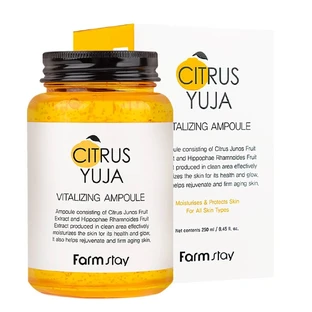 FarmStay Citrus Yuja Fiolă facială revitalizantă, 250ml