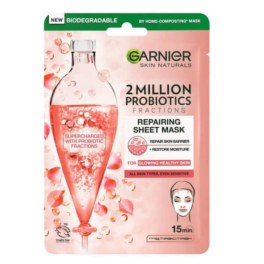 Garnier 2 Million Probiotics Fractions Mască regenerantă, 22g
