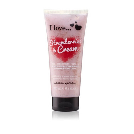 Ich liebe... Strawberries amp; Cream Body Scrub, 200ml