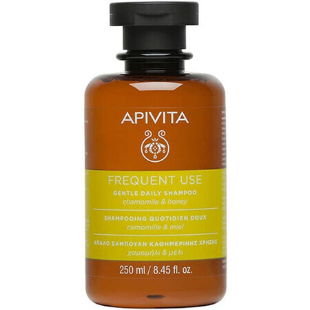 Apivita Frequent Use, Șampon delicat pentru curățarea zilnică a cerii, 250 ml