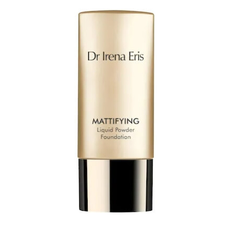 Dr. Irena Eris, Mattierende flüssige Pudergrundierung 60 Dark Beige, 30 ml