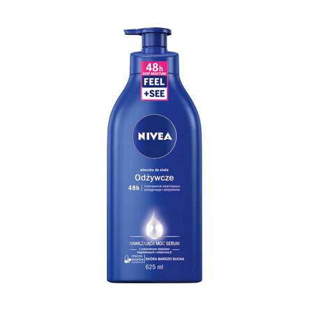 Nivea Hydrating Power Serum Replenishing Milk mit Pumpe, 625ml