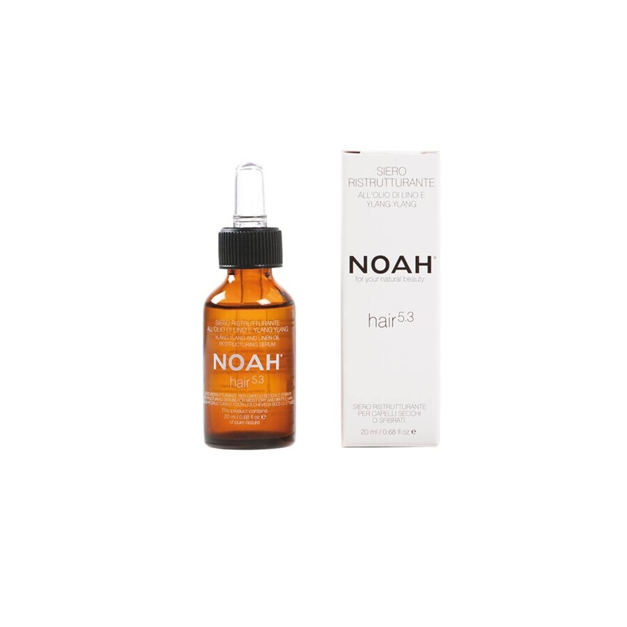 Noah For Your Natural Beauty 5.3 Restrukturierendes Serum Leinsamenöl & Ylang-Ylang, 20ml