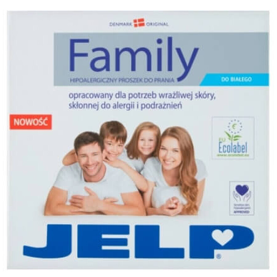 Jelp Family Hypoallergenes weißes Pulver, 2,24 kg