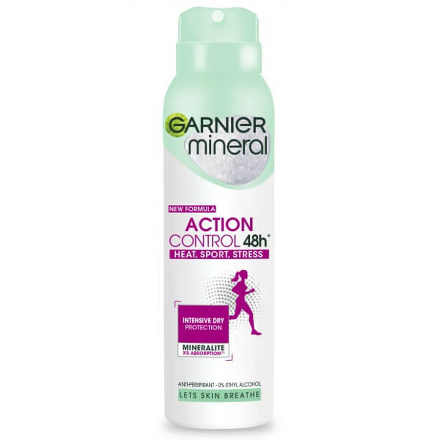 Garnier Antitranspirante Acción Mineral Control, 150ml