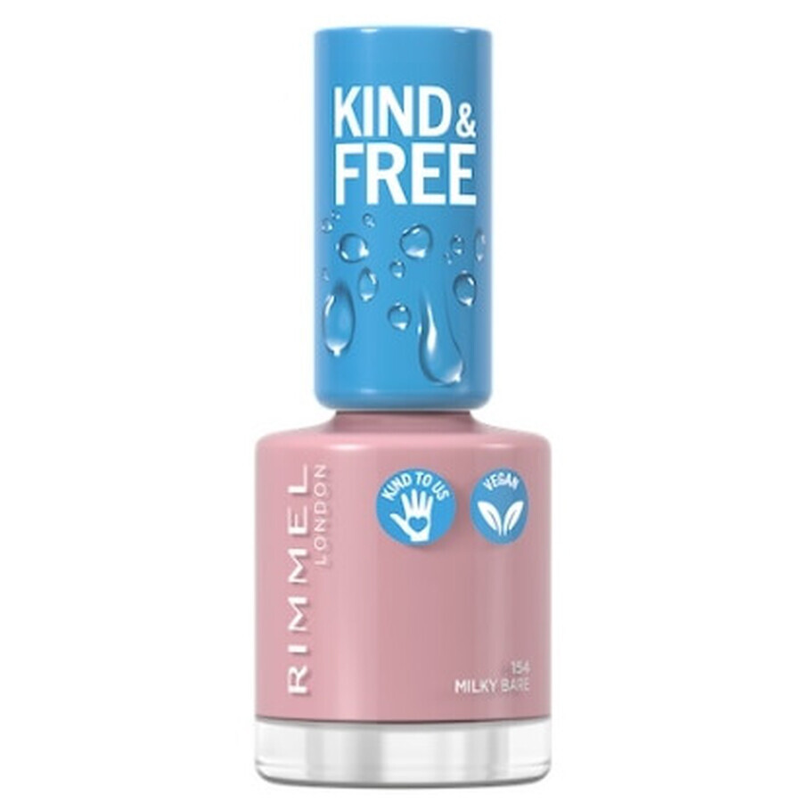 Rimmel Kind amp; Free smalto vegano 154 Milky Bare, 8ml