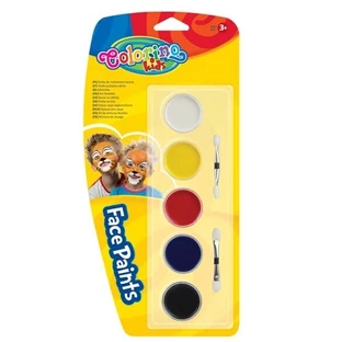 Peinture pour le visage, 5 couleurs