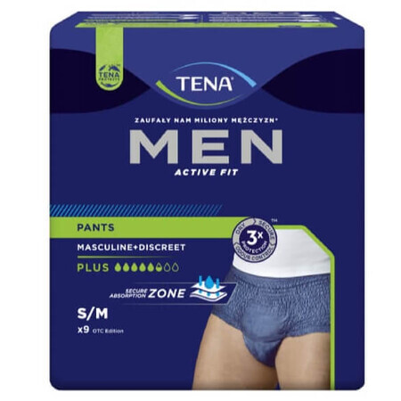 Tena Men, Medium Windelhöschen, 9 Stück