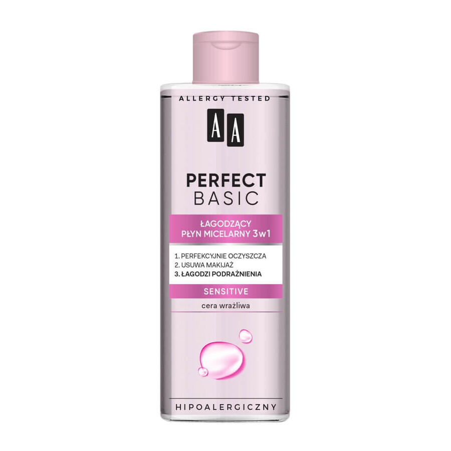 AA Perfect Basic lotion micellaire anti-âge 3en1 Sensitive, 200ml