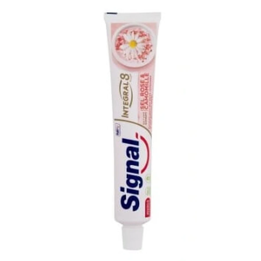 Signal, Nature Elements Integral 8 Zahnpasta mit rosa Salz und Kamille, 75 ml
