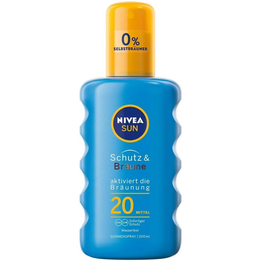Nivea Sun, Spray protettivo solare, SPF 20, 200 ml