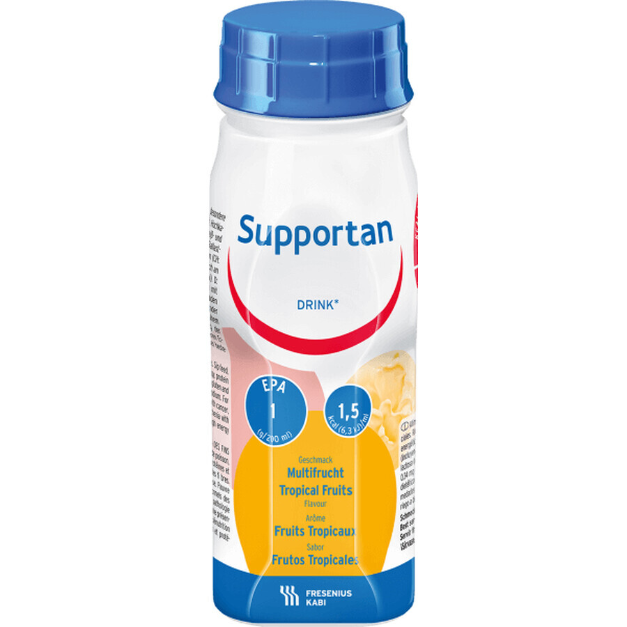 Tropisches Fruchtgetränk - Supportan, 4x200 ml, Fresenius Kabi Deutschland