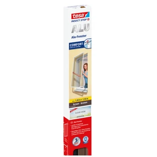 Tesa, Window frame aluminum screen, 1,5m x 1,4m, Beech , 1 pc