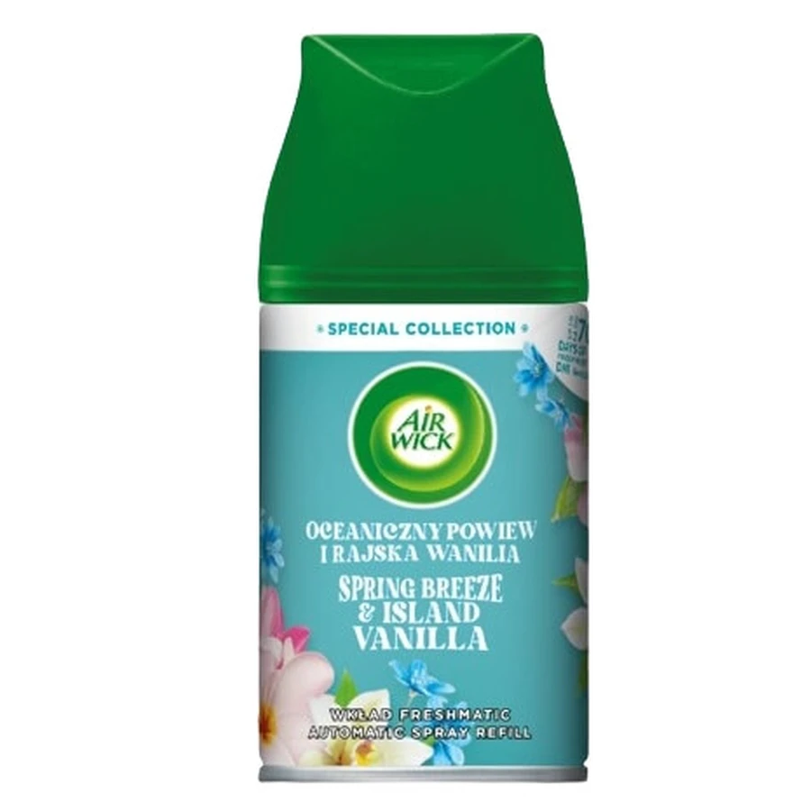 Air Wick Freshmatic, Ambientador Brisa Marina y Vainilla, 250 ml