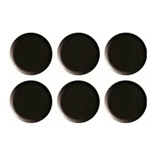 Magnesy do tablicy 20mm, czarne, 6 sztuk