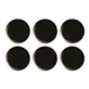 Magnesy do tablicy 20mm, czarne, 6 sztuk