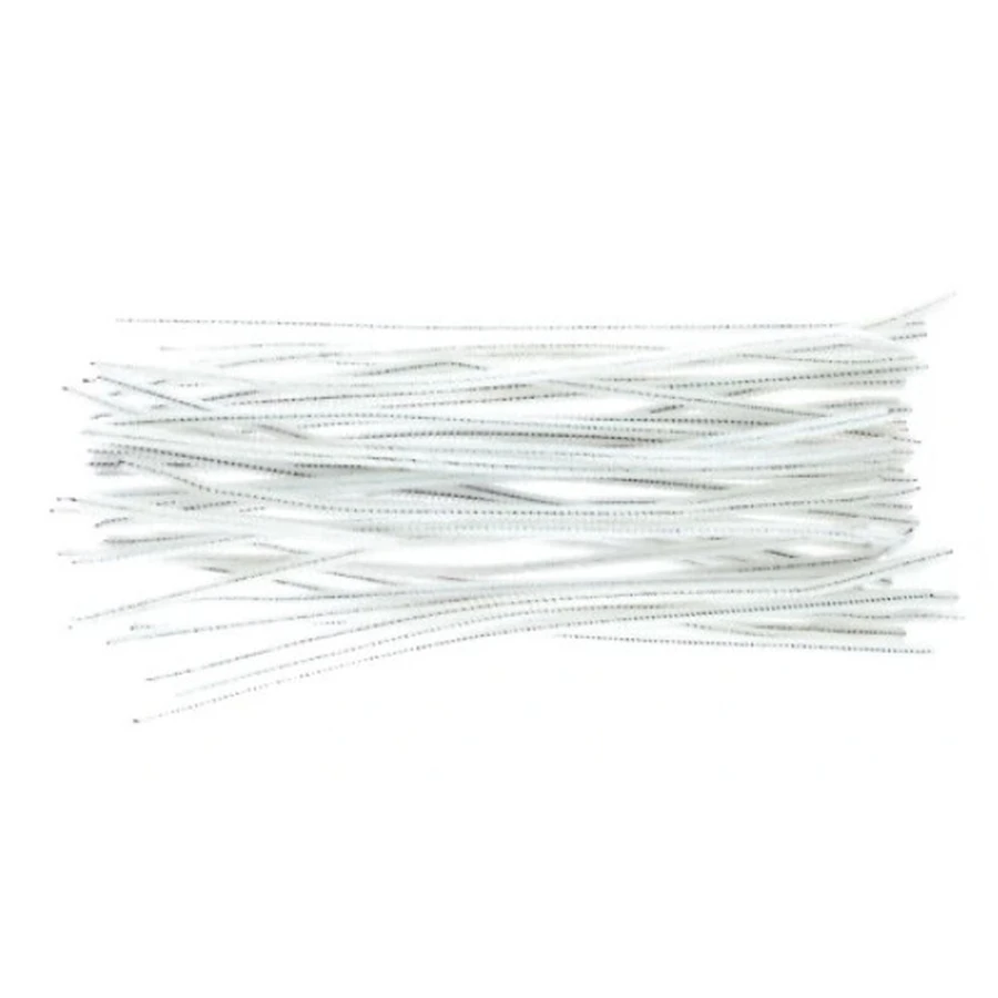 Wit creatief draad 30 cm, 40 stuks