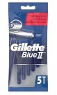 Gillette, Blue II, Einwegrasierer, 5 St&#252;ck