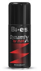 Bi-es Men, Deodorant Dynamix Schwarz, 150 ml