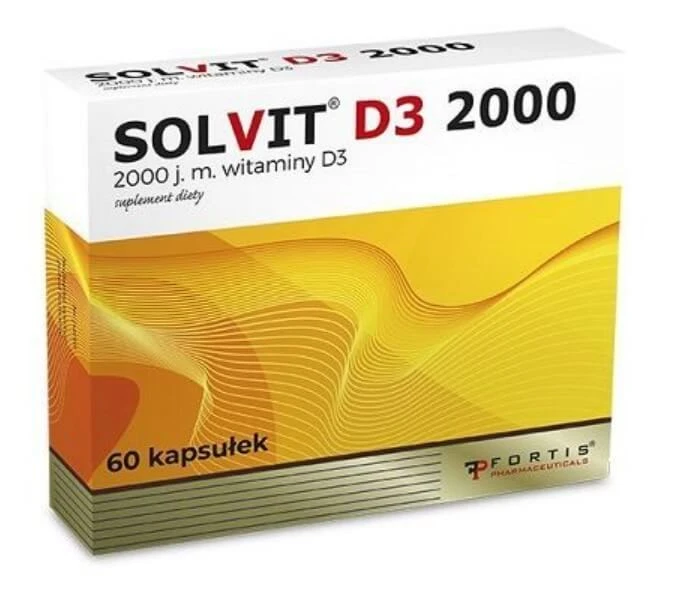 Solvit D3 2000, 60 Kapseln