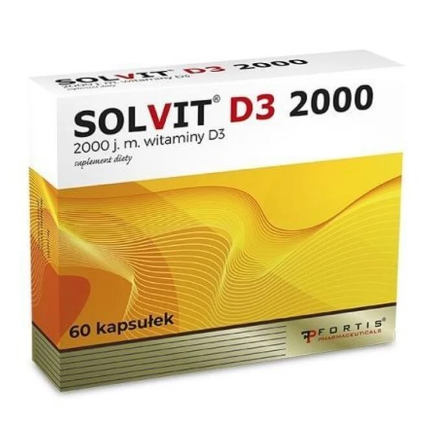 Solvit D3 2000, 60 Kapseln