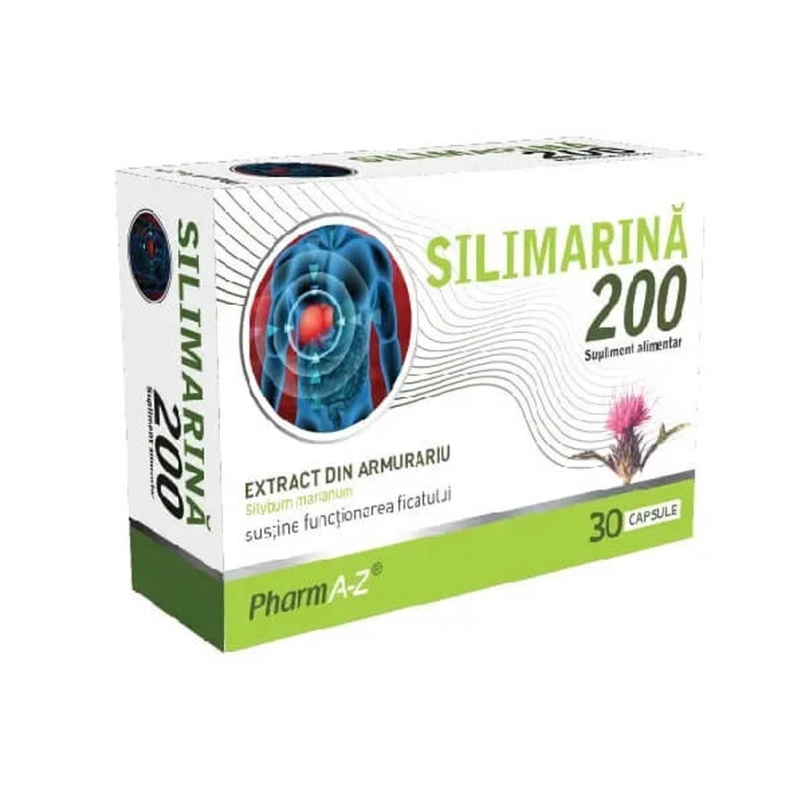 Silymarine 200mg x 30 caps Pharm A-Z
