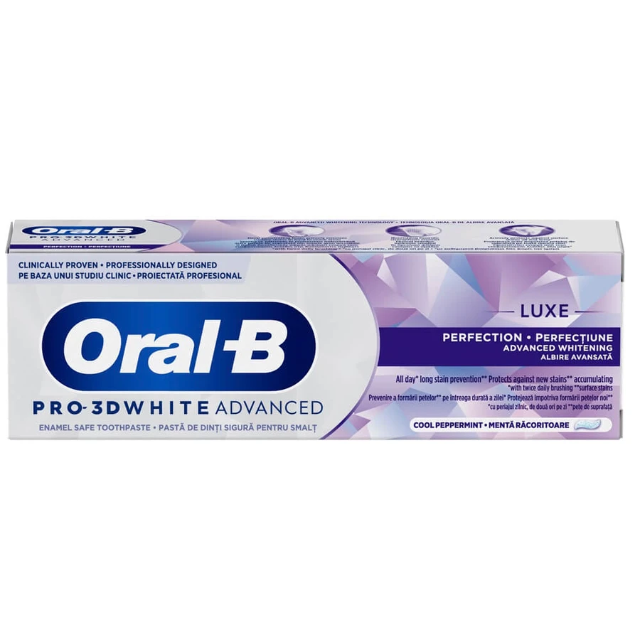 Whitening-Zahnpasta Pro 3D White Advandced Luxe Perfection, 75 ml, Oral-B