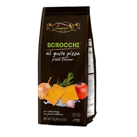 Scrocchi Pizza Crackers, 175 g, Laurieri