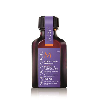 Pflegeöl für blondes Haar mit hellen oder grauen Strähnchen Purple Purple, 25 ml, Moroccanoil