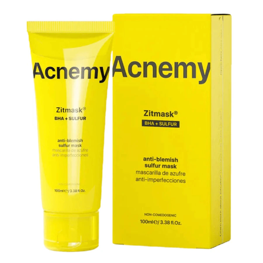 Gesichtsmaske mit BHA und Schwefel zur Behandlung von Aknenarben Zitmask, 100 ml, Acnemy