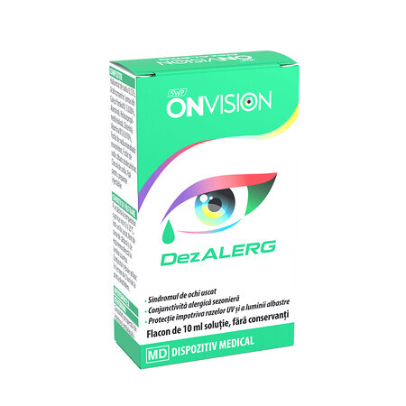 Onvision Dezalerg ophthalmic solution for dry eyes, 10 ml, Sun Wave Pharma