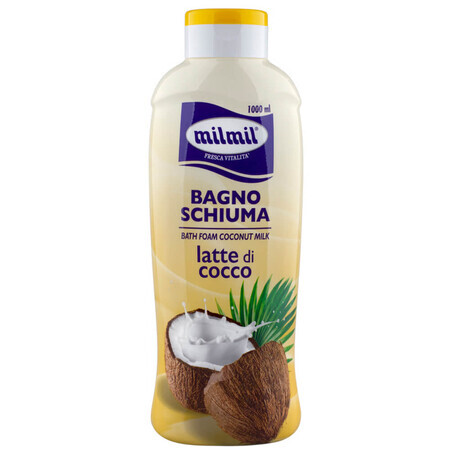 Kokosnussmilch Badeschaum, 1000 ml, Milmil