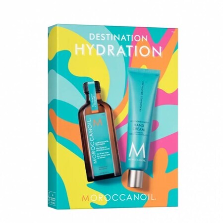 Set Pflegeöl für alle Haartypen 100 ml + Fragrance Original Hand Cream 100 ml Summer Duo, Moroccanoil