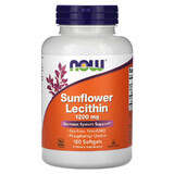 Sunflower Lecithin, 1200 mg, 100 soft gels, Now Foods