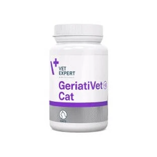 Suplemento para gatos geriátricos GeriatiVet Cat Twist Off, 60 cápsulas, VetExpert