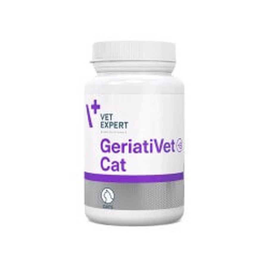 Suplemento para gatos geriátricos GeriatiVet Cat Twist Off, 60 cápsulas, VetExpert