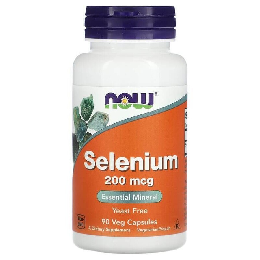 Selenium, 200 mcg, 90 vegetarian capsules, Now Foods