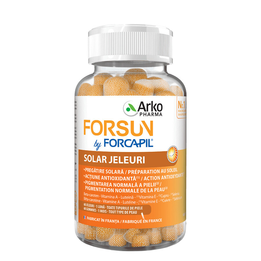 Forcapil Forsun Solar, 60 jelly, Arkopharma