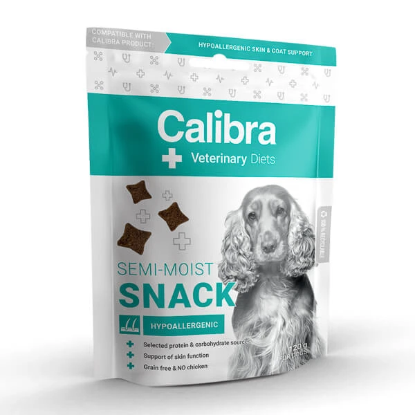 Dog Rewards Calibra VD Semi-Moist Snack Hypoallergen, 120 g, Calibra