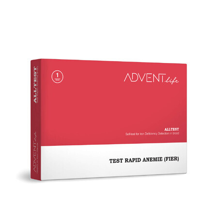 Rapid anemia test (Fe deficiency), 1 piece, Advent Life