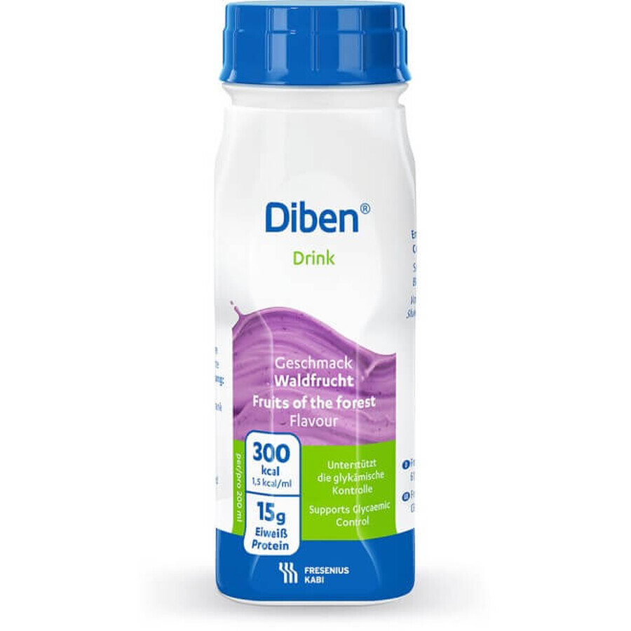 Spezialgetränk mit Beerengeschmack, Diben, 4x200 ml, Fresenius Kabi Deutschland