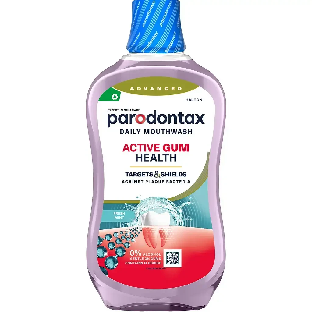 Paradontax Mundspülung Aktiv Zahnfleisch Gesundheit Herbak Mint 500ml