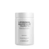 Codeage Liposomal Magnesium Taurate+, Magneziu Taurat Lipozomal Cu Vitamina B6, 120 Cps