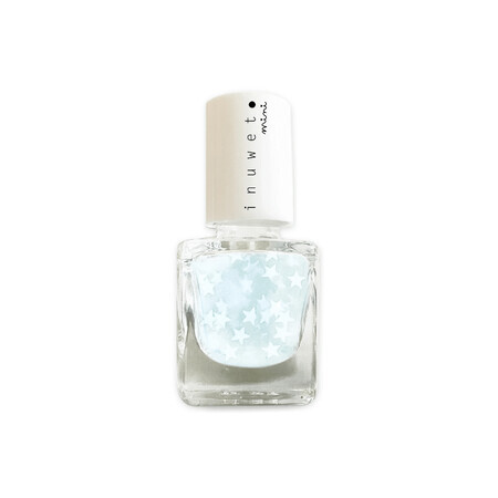 Stars, Inuwet mini, 5 ml, water based fragrance-free nail polish for children, Stars